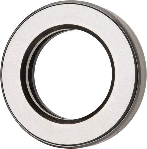 INA Bearing - 2-3/16" Inside x 3-19/32" Outside Diam, 13/16" Thick, Steel Ball Thrust Bearing - 30,000 Lbs. Static Capacity, 11,100 Max Pressure x Velocity - Exact Tool & Supply