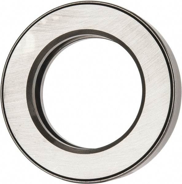 INA Bearing - 2-3/8" Inside x 3-27/32" Outside Diam, 13/16" Thick, Steel Ball Thrust Bearing - 32,500 Lbs. Static Capacity, 11,500 Max Pressure x Velocity - Exact Tool & Supply