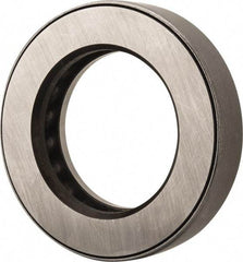 INA Bearing - 2-3/4" Inside x 4-15/32" Outside Diam, 1" Thick, Steel Ball Thrust Bearing - 51,000 Lbs. Static Capacity, 18,200 Max Pressure x Velocity - Exact Tool & Supply