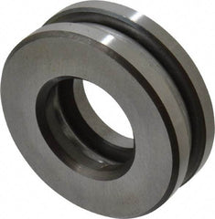 INA Bearing - 7/8" Inside x 1-27/32" Outside Diam, 5/8" Thick, Steel Ball Thrust Bearing - 6,700 Lbs. Static Capacity, 3,750 Max Pressure x Velocity - Exact Tool & Supply