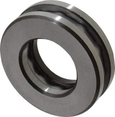 INA Bearing - 1-1/16" Inside x 1.969" Outside Diam, 5/8" Thick, Steel Ball Thrust Bearing - 6,700 Lbs. Static Capacity, 3,650 Max Pressure x Velocity - Exact Tool & Supply