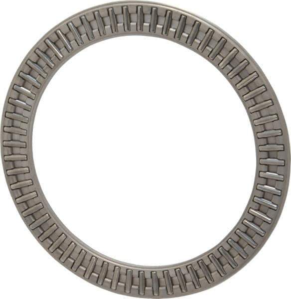 INA Bearing - 2-1/2" Inside x 3-1/4" Outside Diam, 0.078" Thick, Steel Needle Cage Thrust Bearing - Exact Tool & Supply