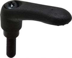 Gibraltar - 1/4-20, 0.39" Hub Diam, Thermoplastic Elastomer Adjustable Clamping Handle - 0.78" Stud Length - Exact Tool & Supply