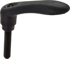 Gibraltar - 5/16-18, 0.53" Hub Diam, Thermoplastic Elastomer Adjustable Clamping Handle - 1.57" Stud Length - Exact Tool & Supply