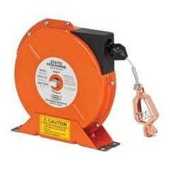 Hubbell Workplace - 1/8 Inch x 30 Ft. Stranded Cable Grounding Reel - Spring Driven Reel - Exact Tool & Supply