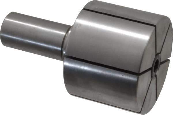 Dunham - 3/4 to 2" Grip, 2" Face Diam, 1-1/2" Body Length, Ledloy, Expanding Lathe Mandrel - Straight Shank, 3/4" Shank Diam - Exact Tool & Supply