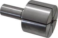 Dunham - 3/4 to 2" Grip, 2" Face Diam, 1-1/2" Body Length, Ledloy, Expanding Lathe Mandrel - Straight Shank, 3/4" Shank Diam - Exact Tool & Supply