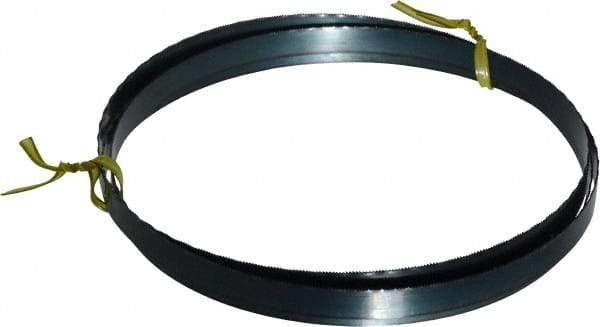 Starrett - 24 TPI, 5' 4-1/2" Long x 1/2" Wide x 0.025" Thick, Welded Band Saw Blade - Carbon Steel, Toothed Edge, Wavy Tooth Set, Flexible Back, Contour Cutting - Exact Tool & Supply