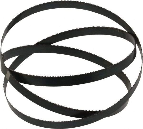 Starrett - 14 TPI, 5' Long x 1/2" Wide x 0.025" Thick, Welded Band Saw Blade - Carbon Steel, Toothed Edge, Raker Tooth Set, Flexible Back, Contour Cutting - Exact Tool & Supply