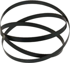 Starrett - 14 TPI, 5' Long x 1/2" Wide x 0.025" Thick, Welded Band Saw Blade - Carbon Steel, Toothed Edge, Raker Tooth Set, Flexible Back, Contour Cutting - Exact Tool & Supply