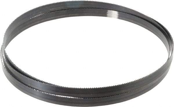 Starrett - 10 TPI, 7' 9" Long x 5/8" Wide x 0.032" Thick, Welded Band Saw Blade - Carbon Steel, Toothed Edge, Raker Tooth Set, Flexible Back, Contour Cutting - Exact Tool & Supply