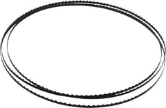 Starrett - 4 TPI, 7' 9-1/2" Long x 1/4" Wide x 0.025" Thick, Welded Band Saw Blade - Carbon Steel, Toothed Edge, Raker Tooth Set, Flexible Back, Contour Cutting - Exact Tool & Supply