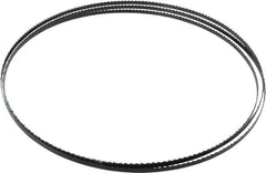 Starrett - 6 TPI, 7' 9-1/2" Long x 1/4" Wide x 0.025" Thick, Welded Band Saw Blade - Carbon Steel, Toothed Edge, Raker Tooth Set, Flexible Back, Contour Cutting - Exact Tool & Supply