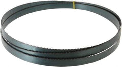 Starrett - 8 TPI, 9' Long x 3/4" Wide x 0.032" Thick, Welded Band Saw Blade - Carbon Steel, Toothed Edge, Raker Tooth Set, Flexible Back, Contour Cutting - Exact Tool & Supply