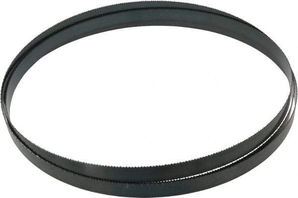 Starrett - 10 TPI, 9' 6" Long x 3/4" Wide x 0.032" Thick, Welded Band Saw Blade - Carbon Steel, Toothed Edge, Raker Tooth Set, Flexible Back, Contour Cutting - Exact Tool & Supply