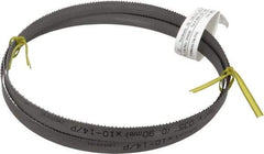 Starrett - 10 to 14 TPI, 5' 4-1/2" Long x 1/2" Wide x 0.035" Thick, Welded Band Saw Blade - Bi-Metal, Toothed Edge, Raker Tooth Set, Contour Cutting - Exact Tool & Supply