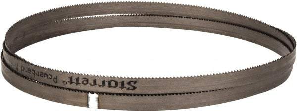 Starrett - 10 TPI, 7' 5" Long x 1/2" Wide x 0.035" Thick, Welded Band Saw Blade - Bi-Metal, Toothed Edge, Raker Tooth Set, Contour Cutting - Exact Tool & Supply