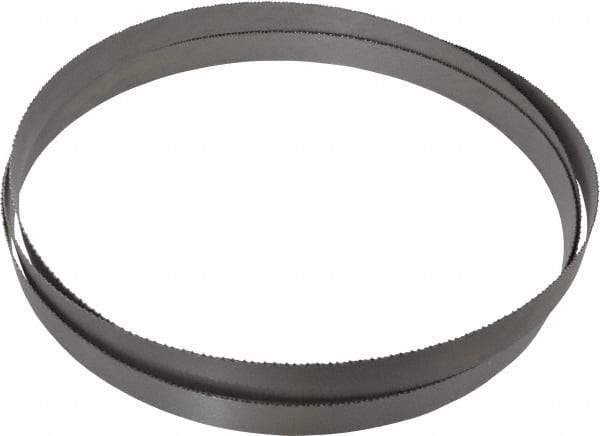 Starrett - 8 to 12 TPI, 10' 10-1/2" Long x 1" Wide x 0.035" Thick, Welded Band Saw Blade - Bi-Metal, Toothed Edge, Raker Tooth Set, Contour Cutting - Exact Tool & Supply