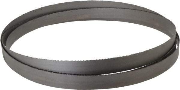 Starrett - 10 to 14 TPI, 10' 10-1/2" Long x 1" Wide x 0.035" Thick, Welded Band Saw Blade - Bi-Metal, Toothed Edge, Raker Tooth Set, Contour Cutting - Exact Tool & Supply