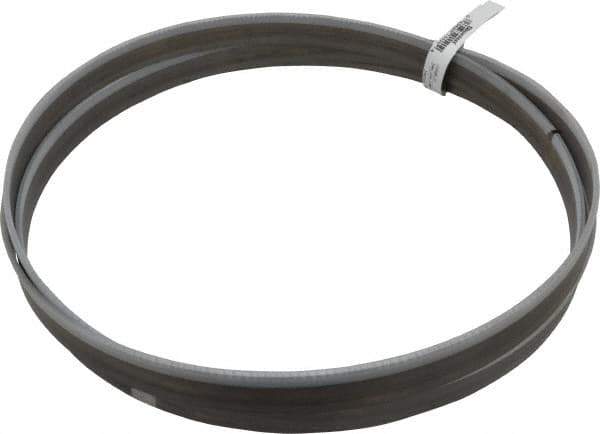 Starrett - 6 to 10 TPI, 11' Long x 1" Wide x 0.035" Thick, Welded Band Saw Blade - Bi-Metal, Toothed Edge, Raker Tooth Set, Contour Cutting - Exact Tool & Supply