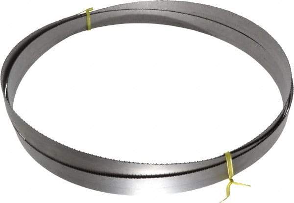 Starrett - 10 to 14 TPI, 11' Long x 1" Wide x 0.035" Thick, Welded Band Saw Blade - Bi-Metal, Toothed Edge, Raker Tooth Set, Contour Cutting - Exact Tool & Supply