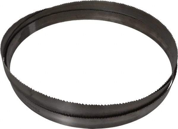 Starrett - 5 to 8 TPI, 12' Long x 1-1/4" Wide x 0.042" Thick, Welded Band Saw Blade - Bi-Metal, Toothed Edge, Raker Tooth Set, Contour Cutting - Exact Tool & Supply