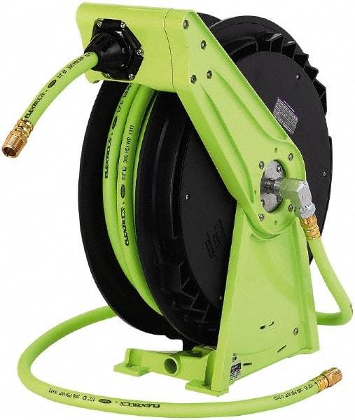 Legacy - 50' Spring Retractable Hose Reel - 300 psi, Hose Included - Exact Tool & Supply