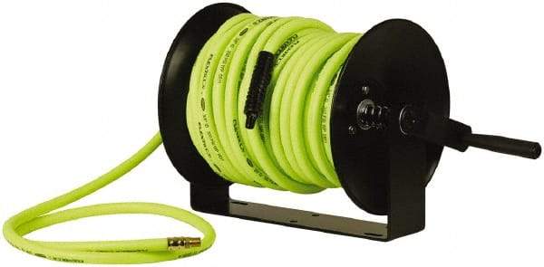 Legacy - 100' Manual Hose Reel - 300 psi, Hose Included - Exact Tool & Supply