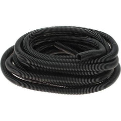 Value Collection - 25' Long, Flexible Wire Loom Conduit - Plastic, 5/8" ID - Exact Tool & Supply