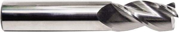 M.A. Ford - 3/8", 3 Flute, Solid Carbide, 0.06" Corner Radius End Mill - 3" OAL, 1" LOC - Exact Tool & Supply