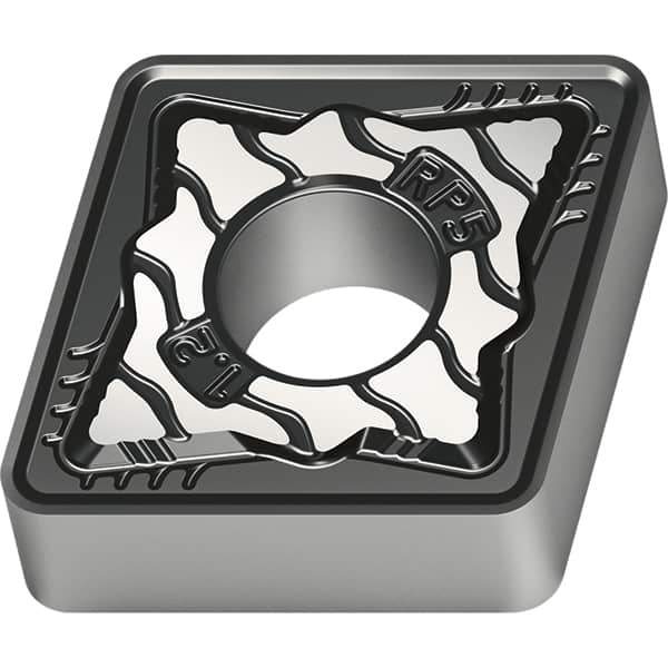 Walter - CNMG544 RP5 Grade WPP30S Carbide Turning Insert - TiCN/Al2O3/TiN Finish, 80° Diamond, 5/8" Inscr Circle, 1/4" Thick, 1/16" Corner Radius - Exact Tool & Supply