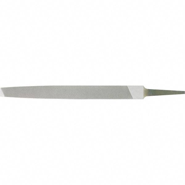 Stanley - 8" Long, Bastard Cut, Flat American-Pattern File - Single Cut, 1/4" Overall Thickness - Exact Tool & Supply