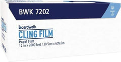 Boardwalk - PVC Food Wrap Film, 12" x 2,000' Roll - Use with Food Protection - Exact Tool & Supply