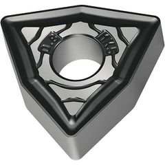 Walter - WNMG333 MK5 Grade WKK20S Carbide Turning Insert - TiCN/Al2O3/TiCN Finish, 80° Trigon, 3/8" Inscr Circle, 3/16" Thick, 3/64" Corner Radius - Exact Tool & Supply