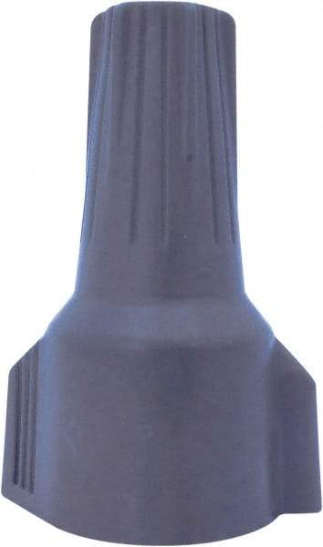Ideal - 2, 14 to 2, 8 + 1, 10 AWG, 600 Volt, Weatherproof, Wing Twist on Wire Connector - Blue & Gray, 221°F - Exact Tool & Supply