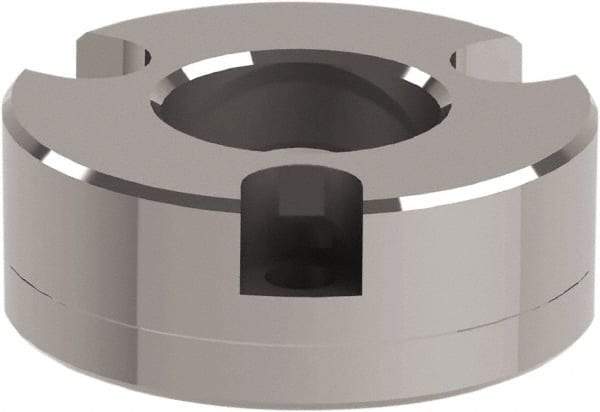 Jergens - Ball Lock System Compatible, Bolt-In Recessed Modular Fixturing Receiver Bushing - 16mm ID x 1-7/16" OD, 1-7/16" Overall Height - Exact Tool & Supply