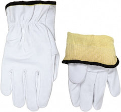 MCR Safety - Leather Work Gloves - Exact Tool & Supply