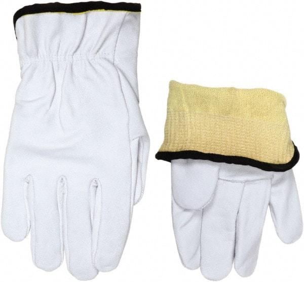 MCR Safety - Leather Work Gloves - Exact Tool & Supply