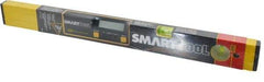 Smart Tool - 24" Long 2 Vial Box Beam Level - Aluminum, Silver, 1 Level & 1 Plumb Vials - Exact Tool & Supply