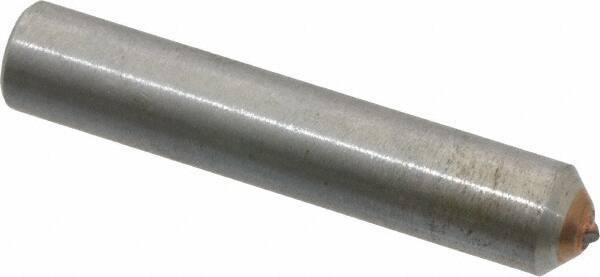 Made in USA - 1/5 Carat Single Point Diamond Dresser - 2" Long x 3/8" Shank Diam - Exact Tool & Supply