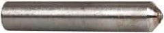 Made in USA - 1/4 Carat Single Point Diamond Dresser - 2" Long x 3/8" Shank Diam - Exact Tool & Supply