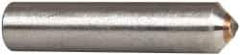 Made in USA - 1/3 Carat Single Point Diamond Dresser - 2" Long x 7/16" Shank Diam - Exact Tool & Supply