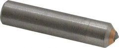 Made in USA - 3/4 Carat Single Point Diamond Dresser - 2" Long x 7/16" Shank Diam - Exact Tool & Supply