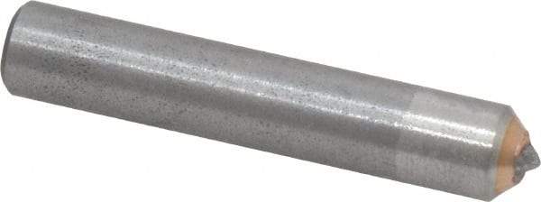 Made in USA - 1 Carat Single Point Diamond Dresser - 2" Long x 3/8" Shank Diam - Exact Tool & Supply