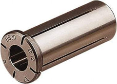 Seco - 3/4" ID x 1-1/4" OD, 1.54" Head Diam, Slotted Hydraulic Chuck Sleeve - Steel, 2-1/2" Length Under Head, Through Coolant - Exact Tool & Supply