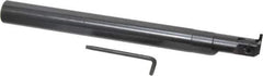 Seco - A..-CGHR, Right Hand, 0.216" Max Depth of Cut, Indexable Grooving Tool Holder - LC..1303.. Insert Compatibility, 8" OAL, Through Coolant - Exact Tool & Supply