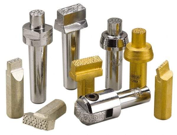 Norton - 3/4 Carat Single Point Diamond Dresser - 2" Long x 7/16" Shank Diam, Contains 1 Stone - Exact Tool & Supply