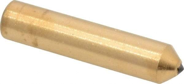 Norton - 1/4 Carat Single Point Diamond Dresser - 2" Long x 7/16" Shank Diam, Contains 1 Stone - Exact Tool & Supply