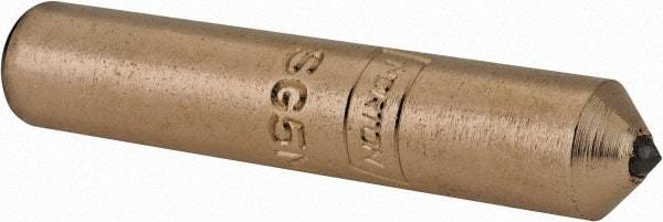Norton - 1/2 Carat Single Point Diamond Dresser - 2" Long x 3/8" Shank Diam, Contains 3 Stones - Exact Tool & Supply