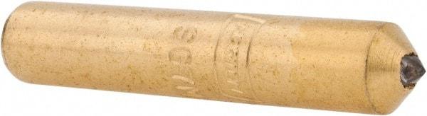 Norton - 3/4 Carat Single Point Diamond Dresser - 2" Long x 3/8" Shank Diam, Contains 3 Stones - Exact Tool & Supply